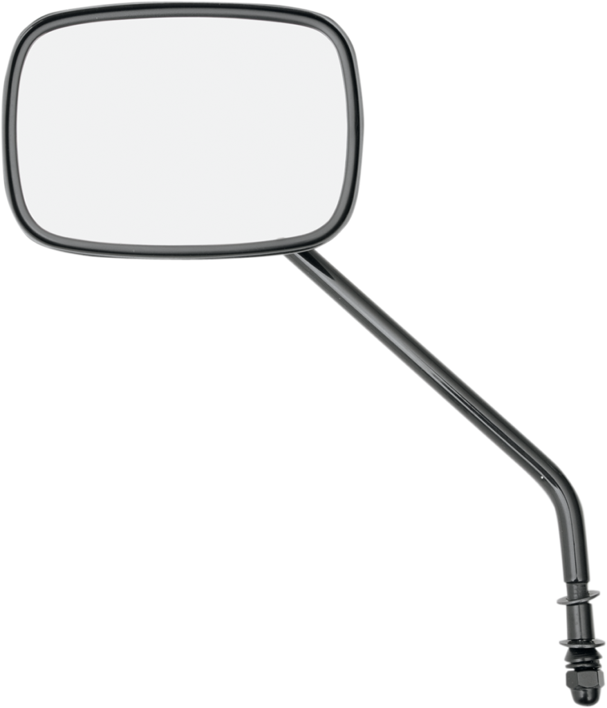 Drag Specialties Mirror - Die-Cast - Side View - Long - Black - Left/Right