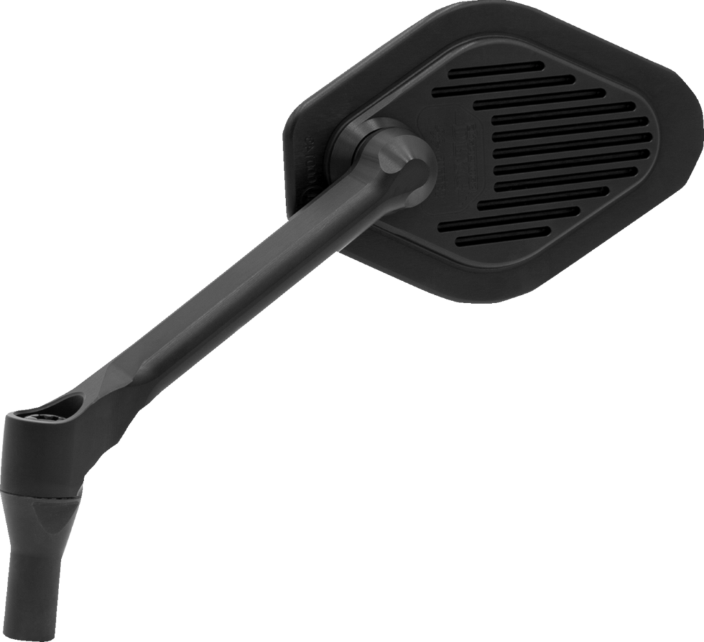Drag Specialties Mirror - Adjustable - Diamond - Black - Short Stem - Left