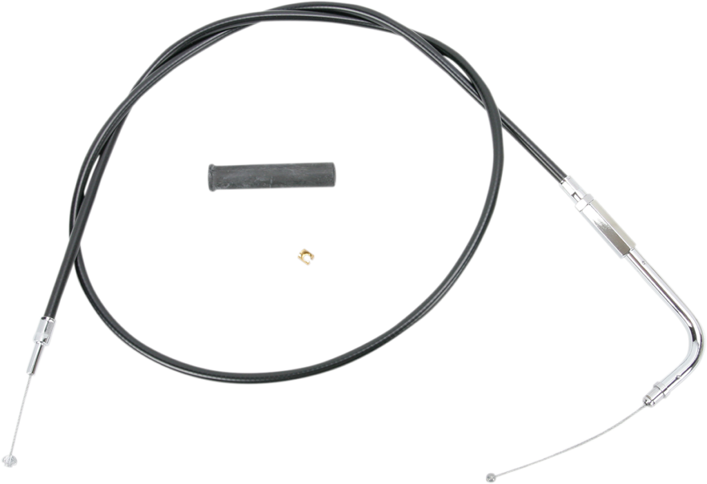 Drag Specialties Black Vinyl Throttle Cable - 43-1/2"
