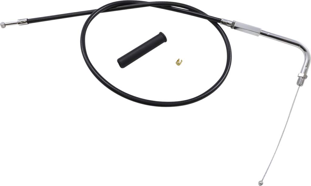 Drag Specialties Black Vinyl Throttle Cable - 30"