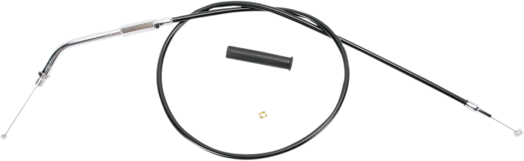 Drag Specialties Black Vinyl Throttle Cable - 30"