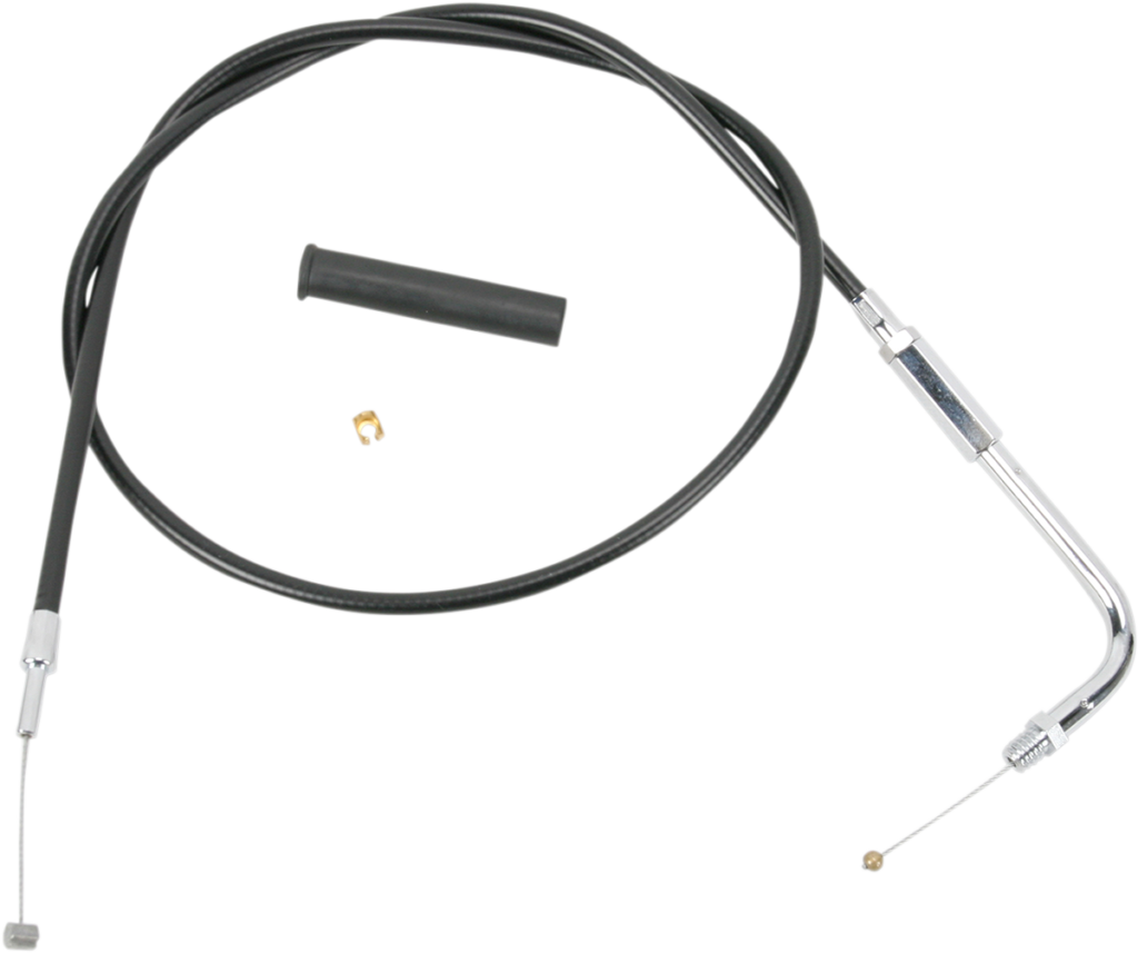 Drag Specialties Black Vinyl Throttle Cable - 33-3/4"