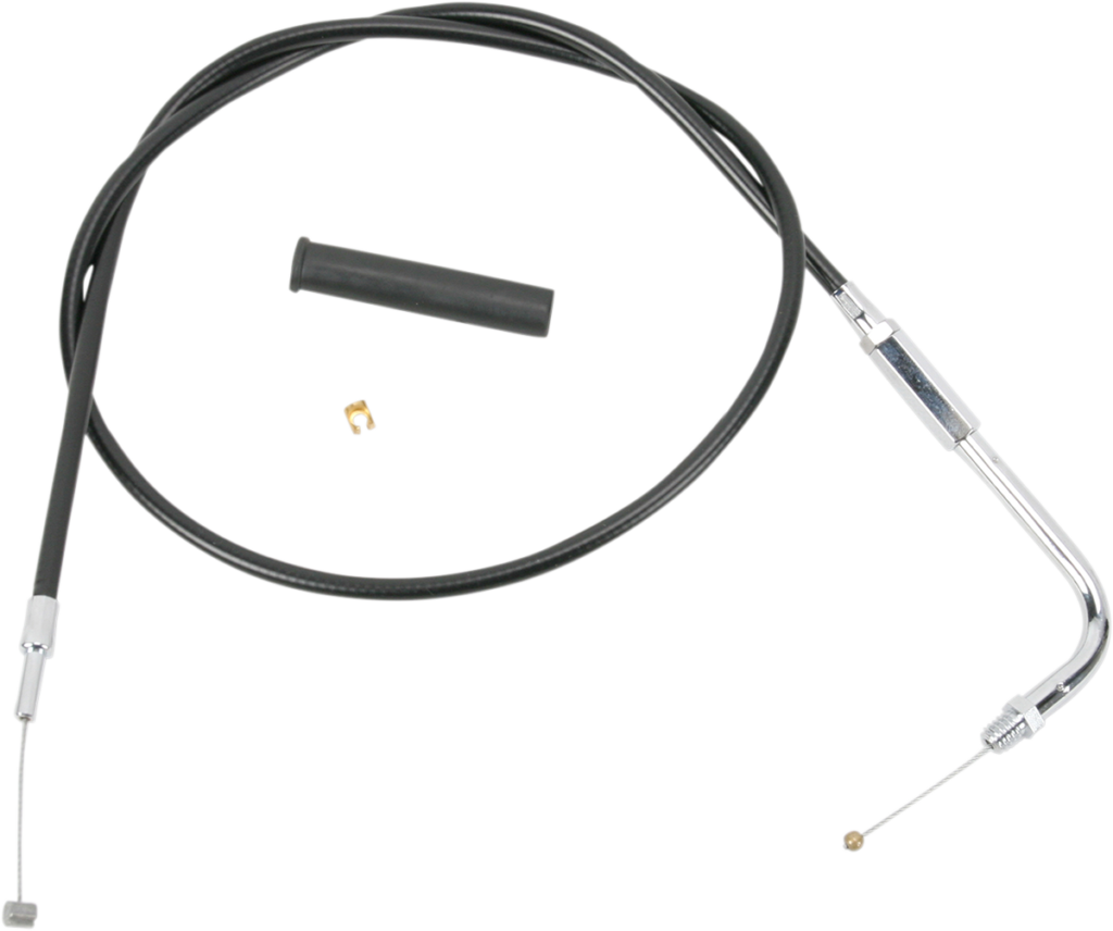 Drag Specialties Black Vinyl Throttle Cable - 32-1/2"