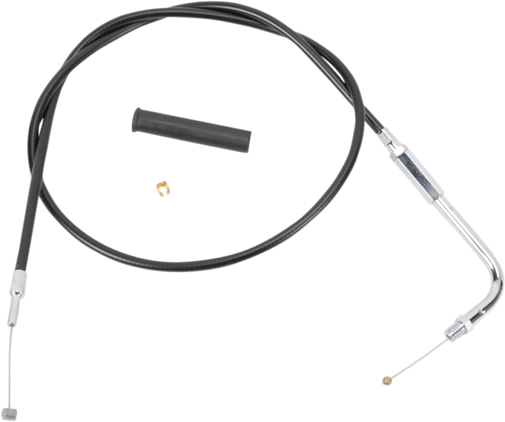 Drag Specialties Black Vinyl Throttle Cable - 36-1/2"