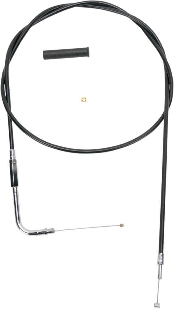 Drag Specialties Black Vinyl Throttle Cable - 52"