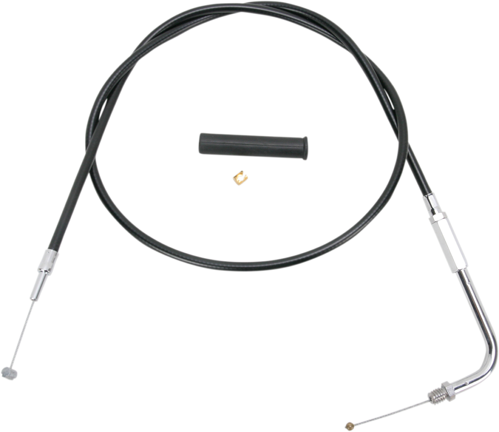 Drag Specialties Black Vinyl Throttle Cable - 30"