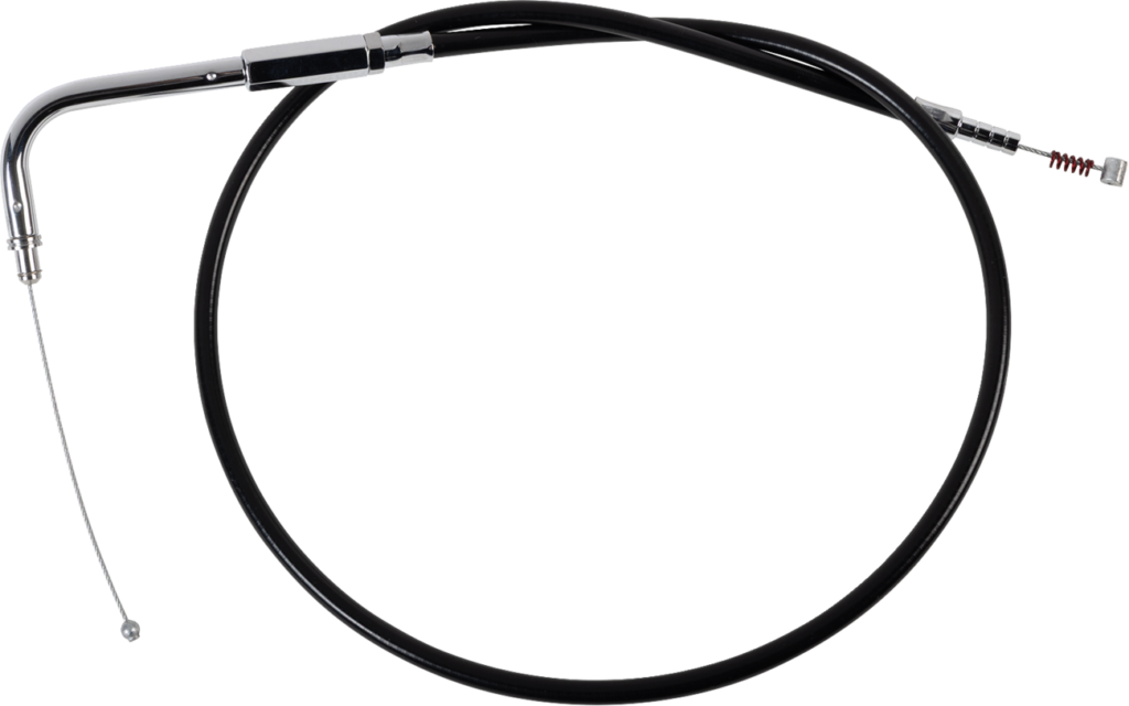 Drag Specialties Black Vinyl Idle Cable - 28-1/2"