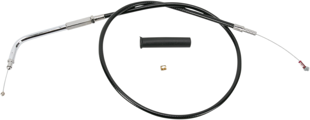 Drag Specialties Black Vinyl Idle Cable - 36-3/4"