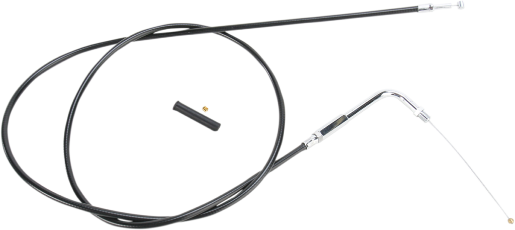Drag Specialties Black Vinyl Throttle Cable - 54"