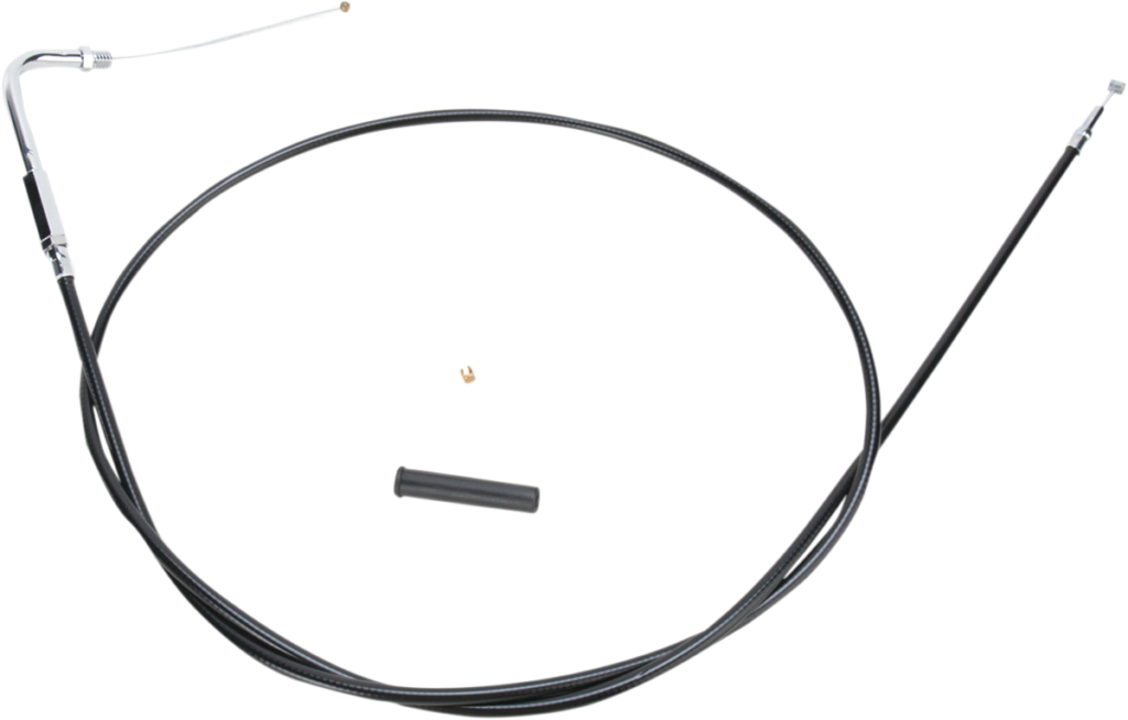 Drag Specialties Black Vinyl Throttle Cable - 56"