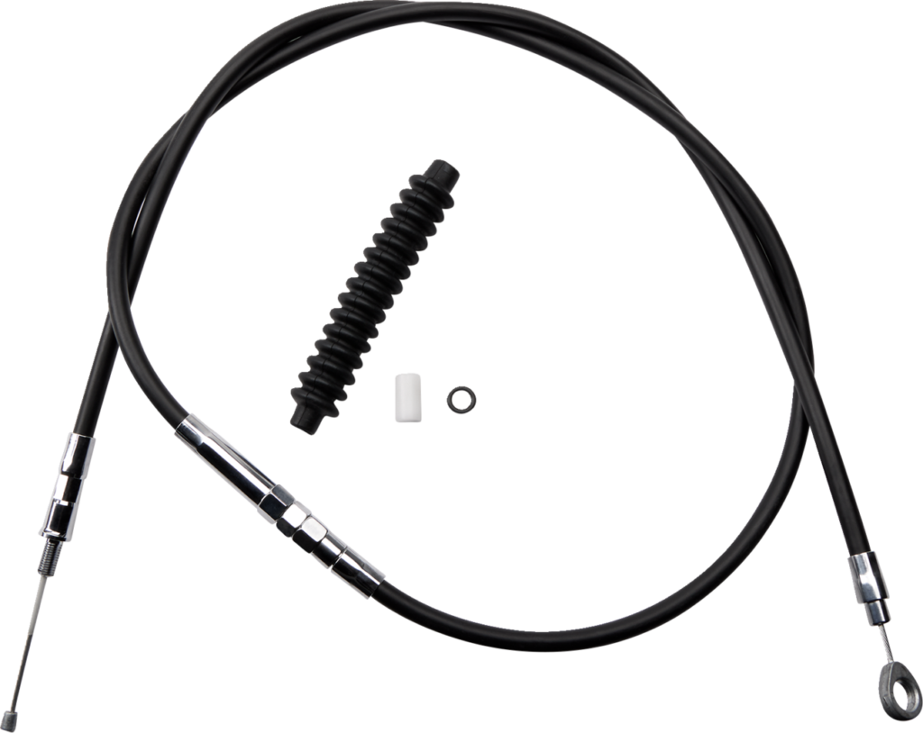 Drag Specialties High-Efficiency Black Vinyl Clutch Cable - 60-11/16"