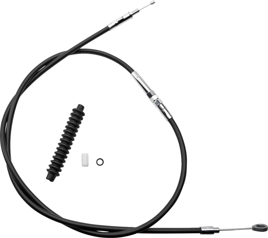 Drag Specialties High-Efficiency Black Vinyl Clutch Cable - 64-7/16"