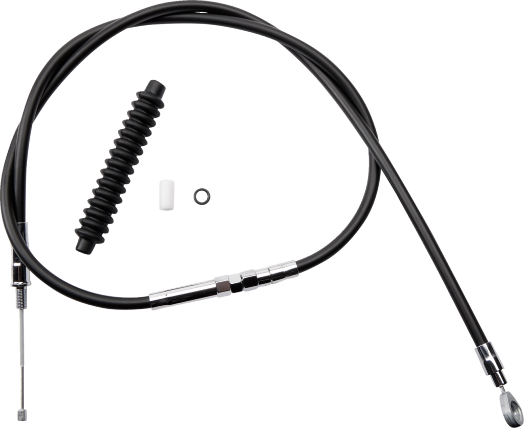 Drag Specialties High-Efficiency Black Vinyl Clutch Cable - 54-3/4"