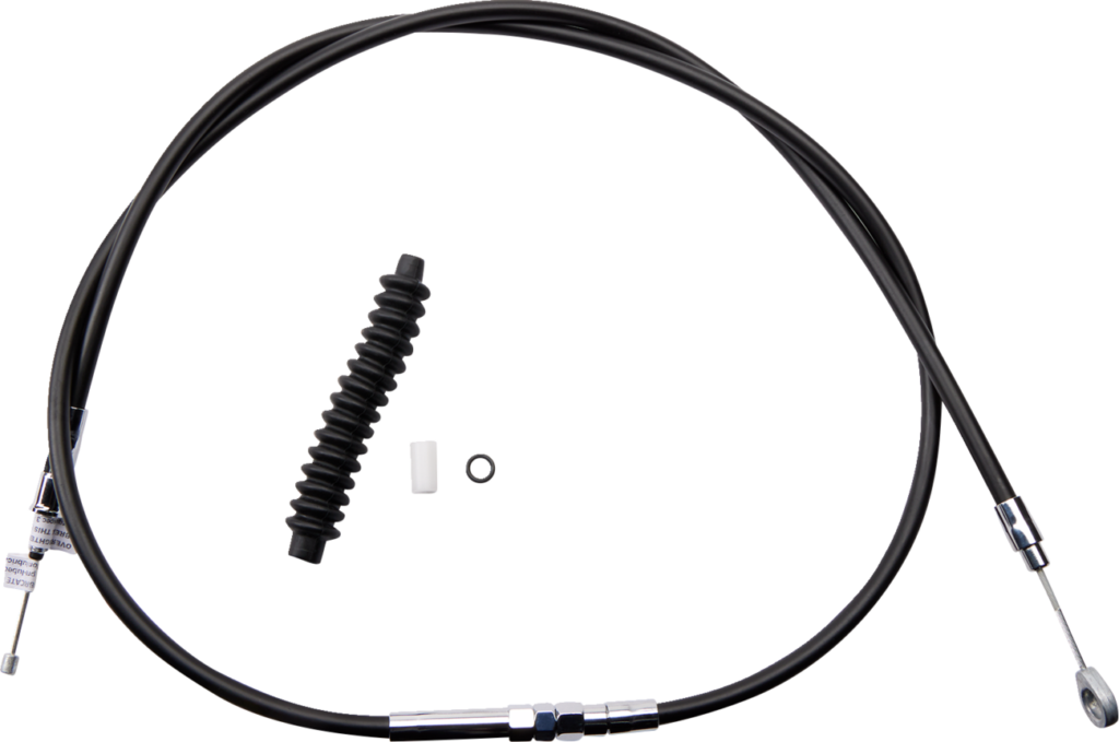 Drag Specialties High-Efficiency Black Vinyl Clutch Cable - 66-11/16"