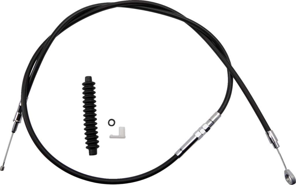 Drag Specialties High-Efficiency Black Vinyl Clutch Cable - 66-11/16"