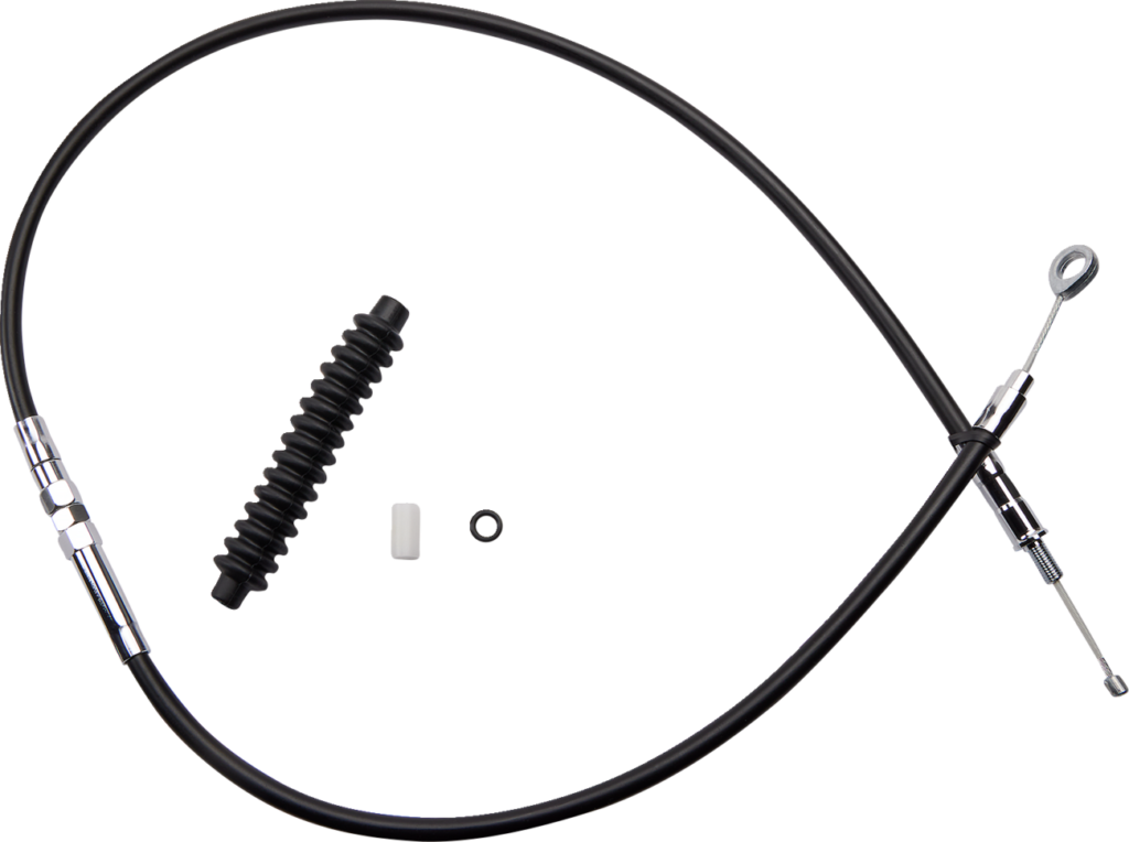 Drag Specialties High-Efficiency Black Vinyl Clutch Cable - 45"