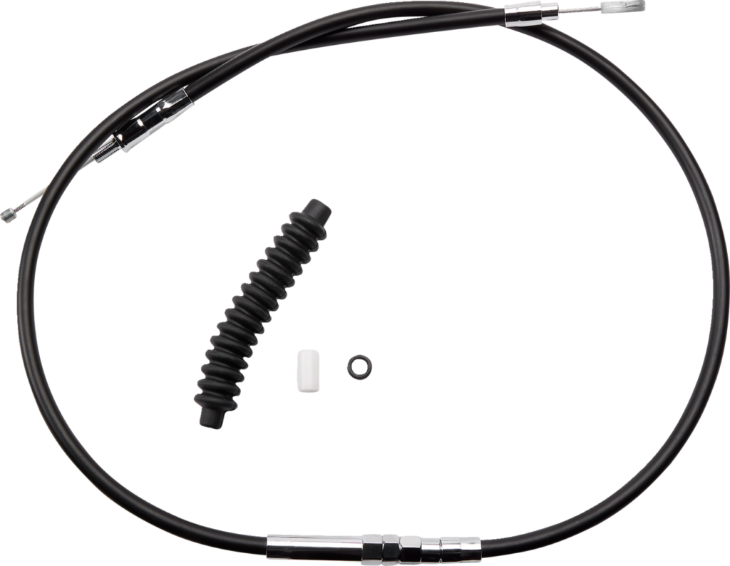 Drag Specialties High-Efficiency Black Vinyl Clutch Cable - 80"