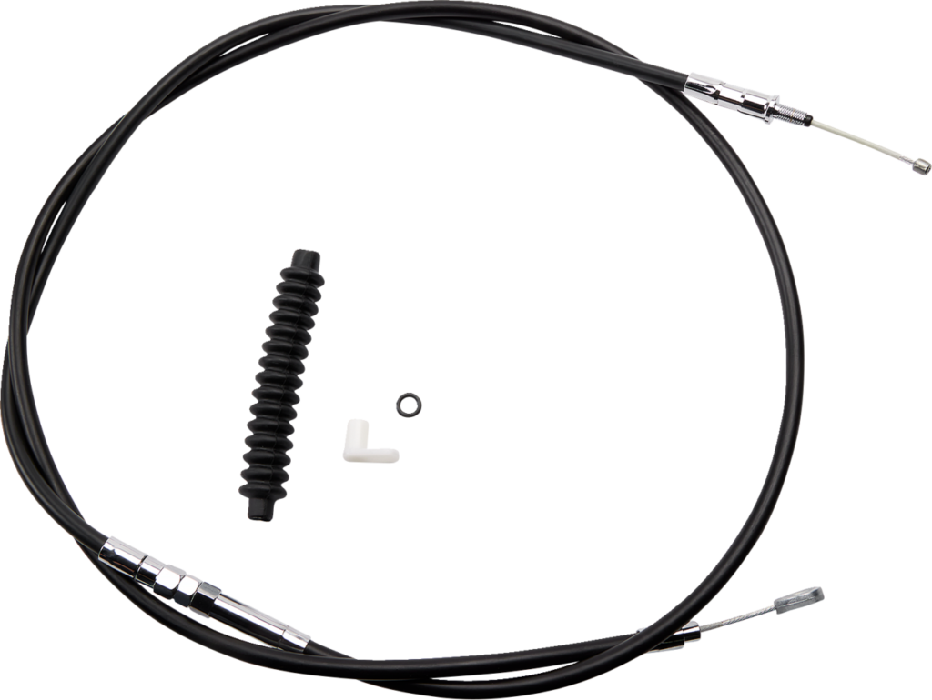 Drag Specialties High-Efficiency Black Vinyl Clutch Cable - 80"