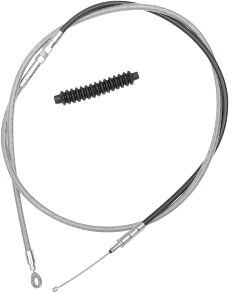 Drag Specialties High-Efficiency Braided Stainless Steel Clutch Cable - 80"