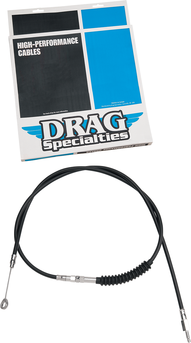 Drag Specialties High-Efficiency Black Vinyl Clutch Cable - 80"