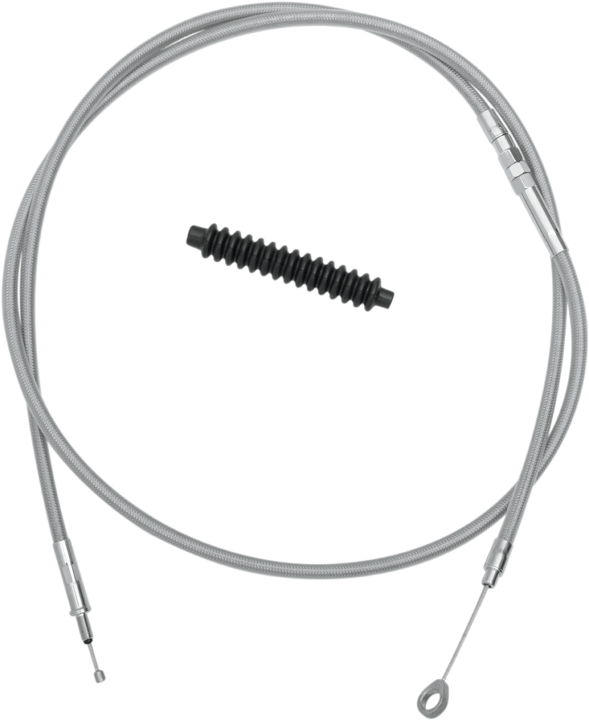 Drag Specialties High-Efficiency Braided Stainless Steel Clutch Cable - 80"
