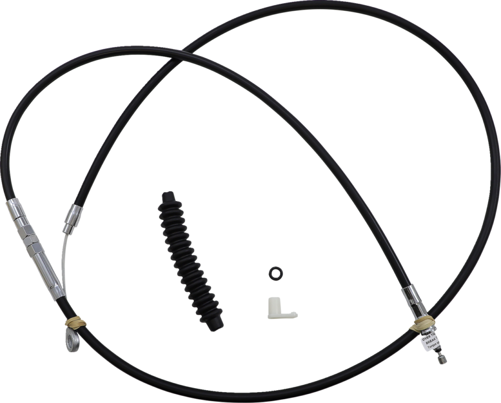 Drag Specialties High-Efficiency Black Vinyl Clutch Cable - 71"