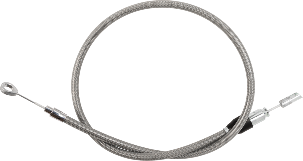 Drag Specialties Quick Connect Clutch Cable - Upper - 38" - Stainless Steel