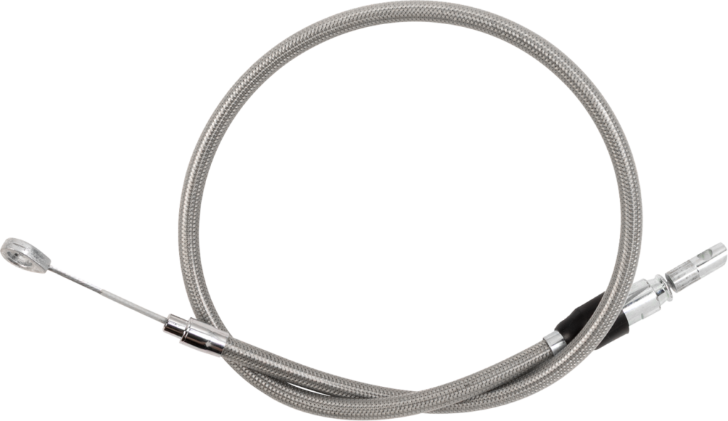 Drag Specialties Quick Connect Clutch Cable - Upper - 32" - Stainless Steel