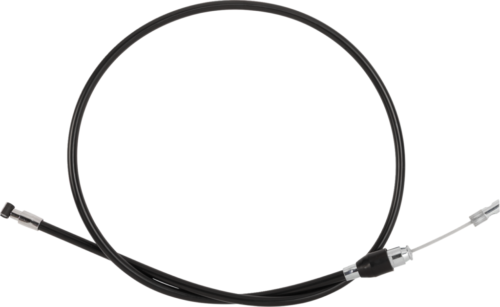 Drag Specialties Quick Connect Clutch Cable - Upper - 54" - Black/Chrome