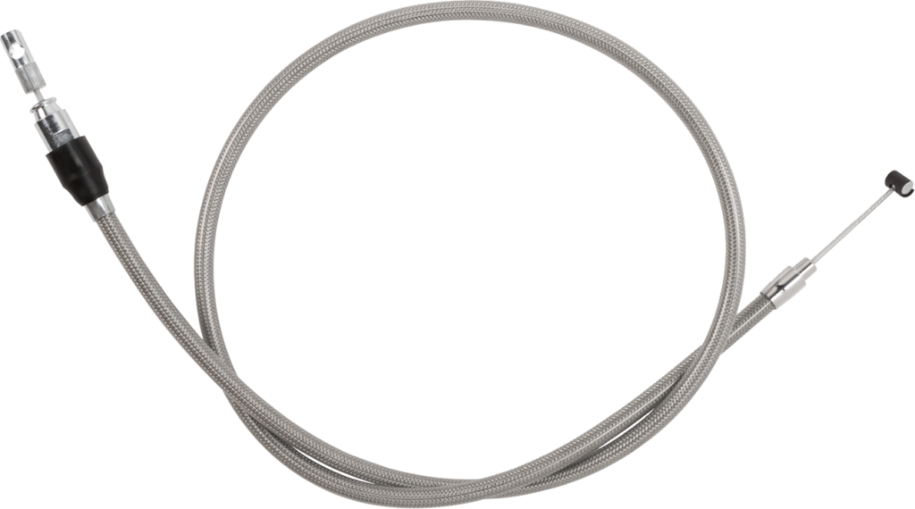 Drag Specialties Quick Connect Clutch Cable - Upper - 52" - Stainless Steel