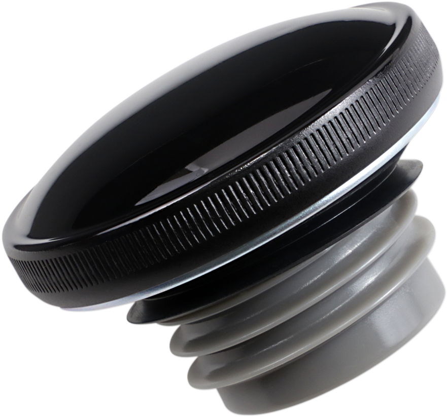 Drag Specialties Screw-In Gas Cap - Vented - Right - Gloss Black