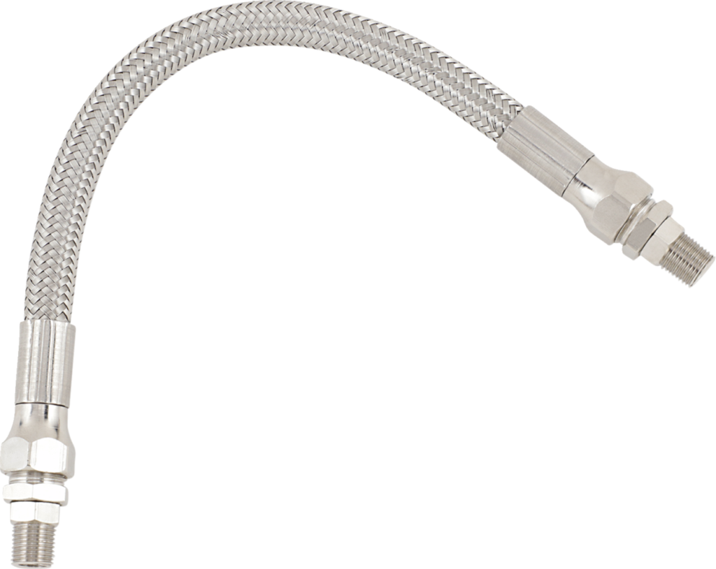 Drag Specialties Universal Oil Line - Stainless Steel - 9"