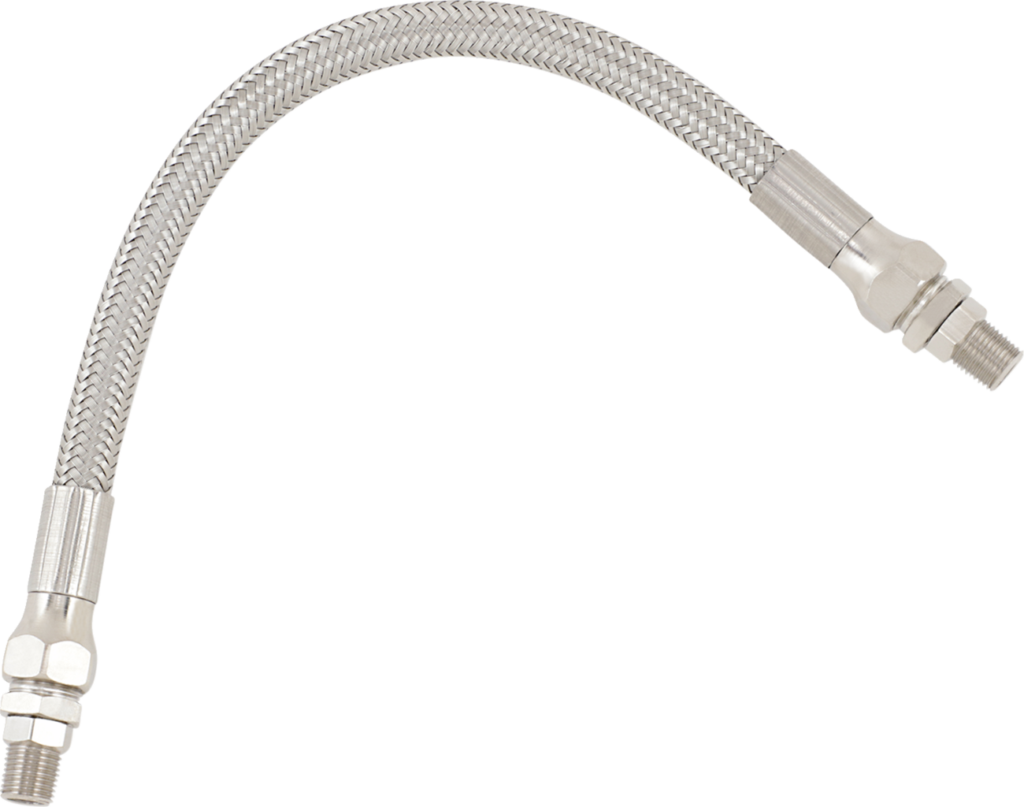 Drag Specialties Universal Oil Line - Stainless Steel - 10"