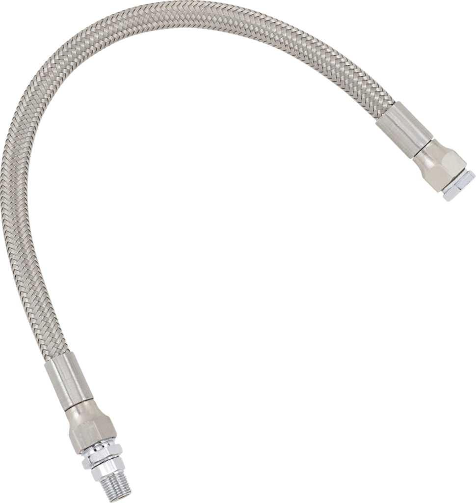 Drag Specialties Universal Oil Line - Stainless Steel - 13"