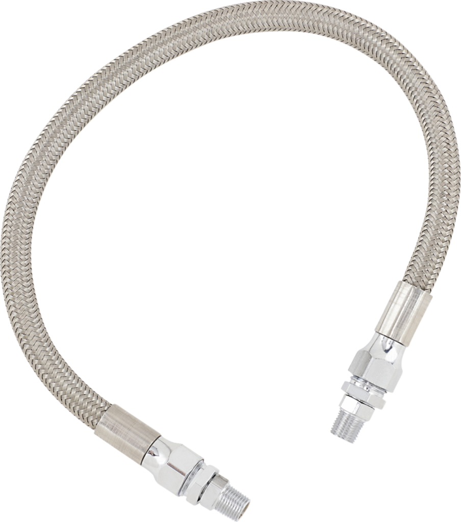Drag Specialties Universal Oil Line - Stainless Steel - 16"