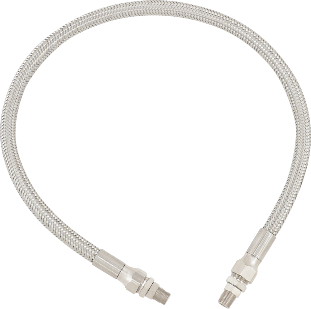 Drag Specialties Universal Oil Line - Stainless Steel - 22"