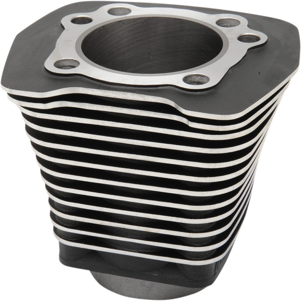 Drag Specialties Cylinder - 1340cc - Black w/Highlights - '84-'99 Evolution Big Twin