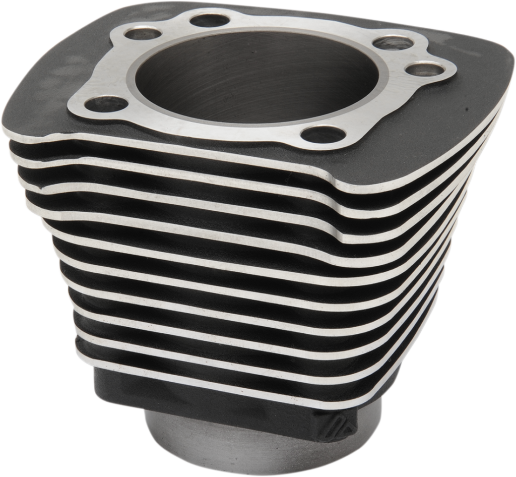 Drag Specialties Cylinder - 1200cc - Black w/Highlights - '89-'03 XL1200