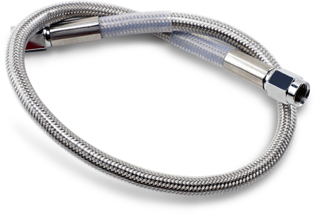 Drag Specialties Universal Brake Line - Clear - 17"
