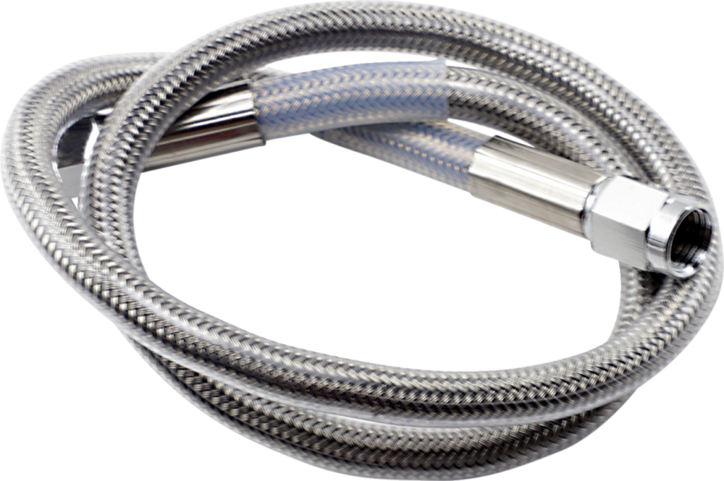 Drag Specialties Universal Brake Line - Clear - 23"