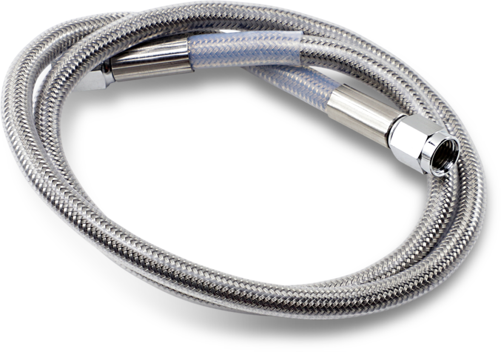 Drag Specialties Universal Brake Line - Clear - 28"