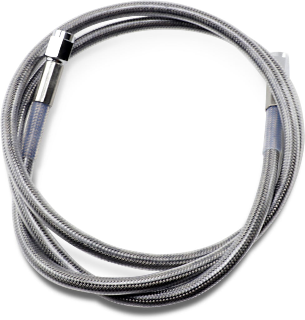 Drag Specialties Universal Brake Line - Clear - 46"