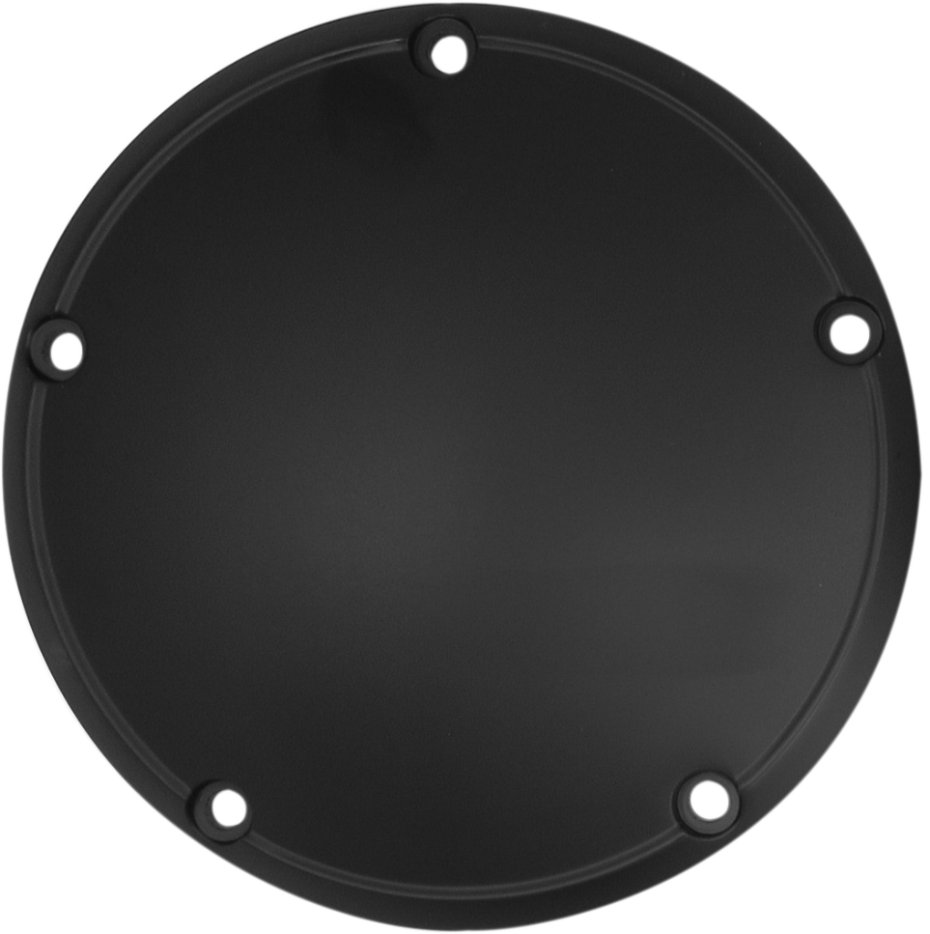 Drag Specialties Derby Cover - Satin Black - 5 Hole - '99-'18 Big Twin