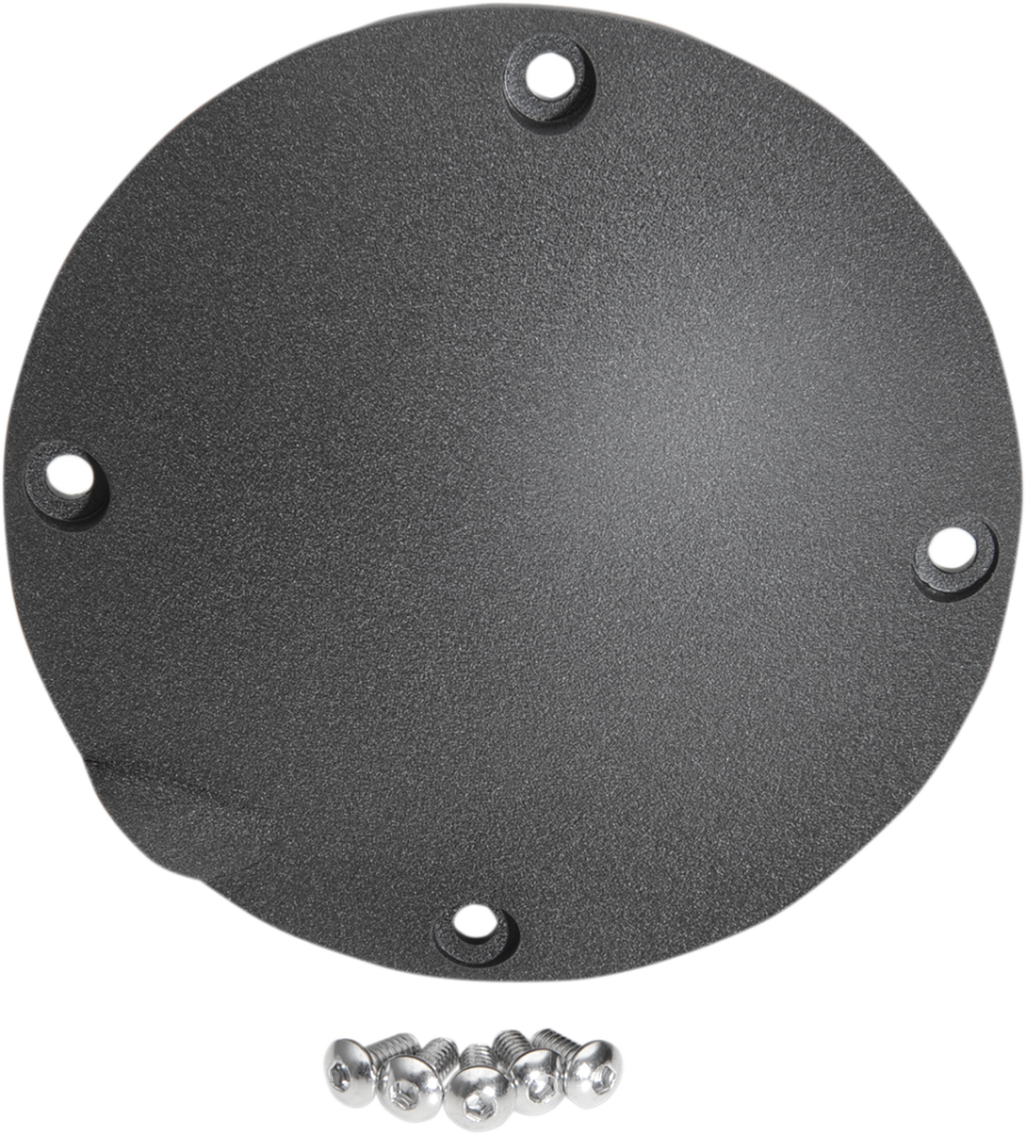 Drag Specialties Derby Cover - Wrinkle Black - 4 Hole - '94-'03 Sportster