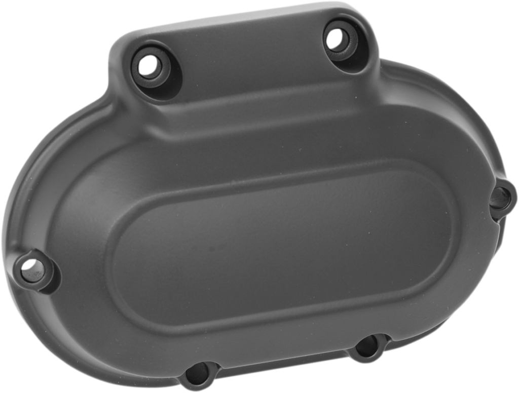 Drag Specialties Transmission Side Cover - Black - '06-'17 Harley-Davidson