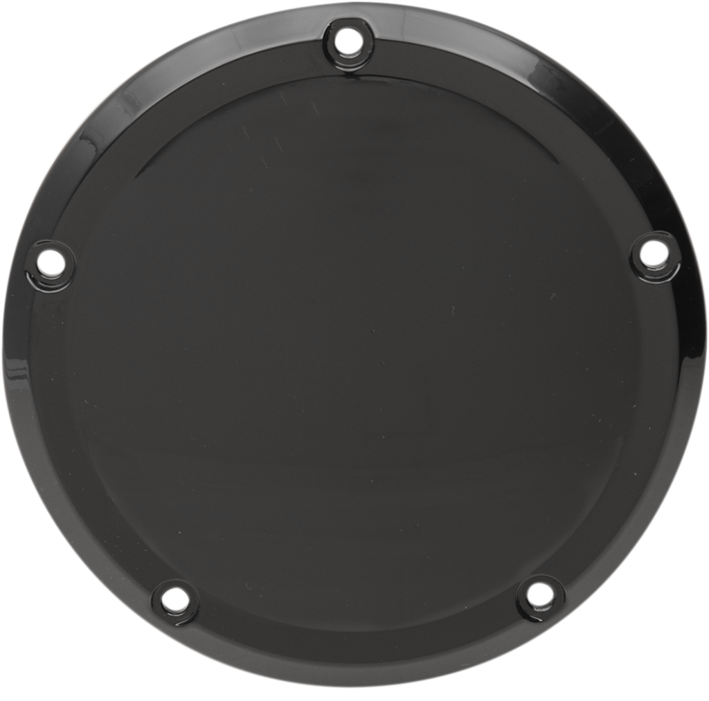 Drag Specialties Derby Cover - Gloss Black - 5 Hole - '15-'26 Harley-Davidson