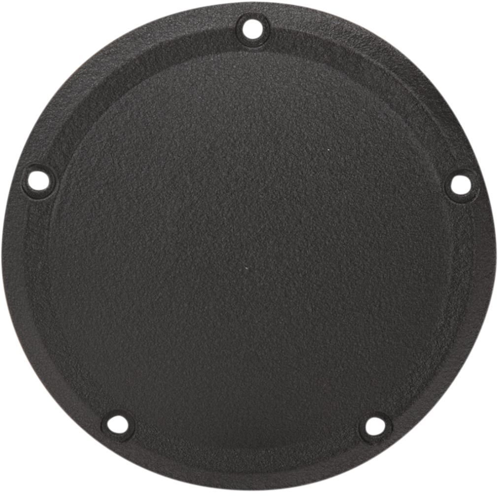 Drag Specialties Derby Cover - Wrinkle Black - 5 Hole - '15-'26 Harley-Davidson