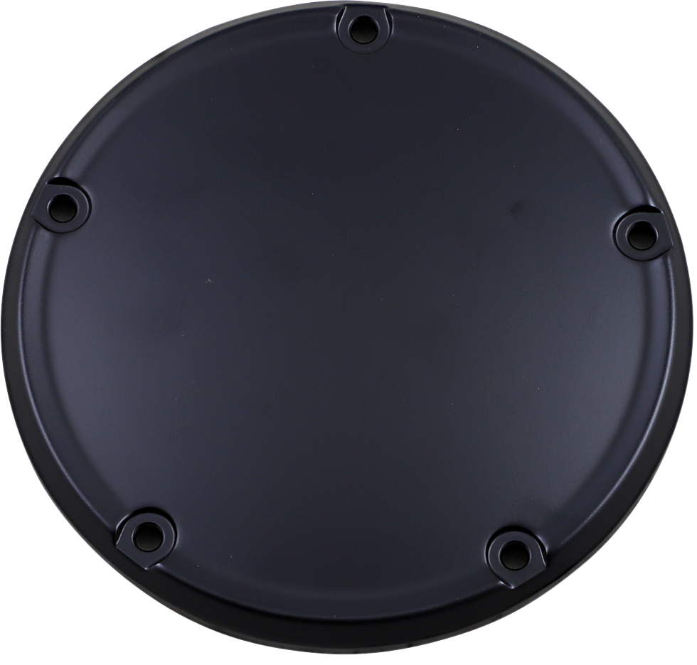 Drag Specialties Derby Cover - Matte Black - 5 Hole - '18-'26 Softail