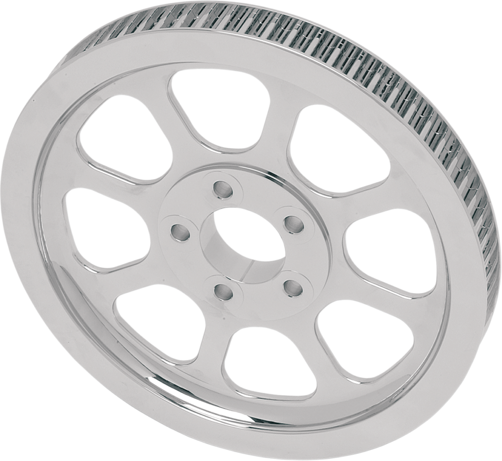 Drag Specialties Chrome Rear Belt Pulley - 70 Tooth - '00-'05 FXST, '00-'06 FLST