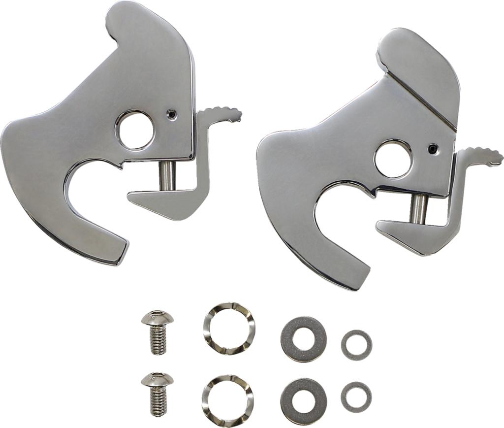 Drag Specialties Detachable Latch Kit - Chrome (Pair)